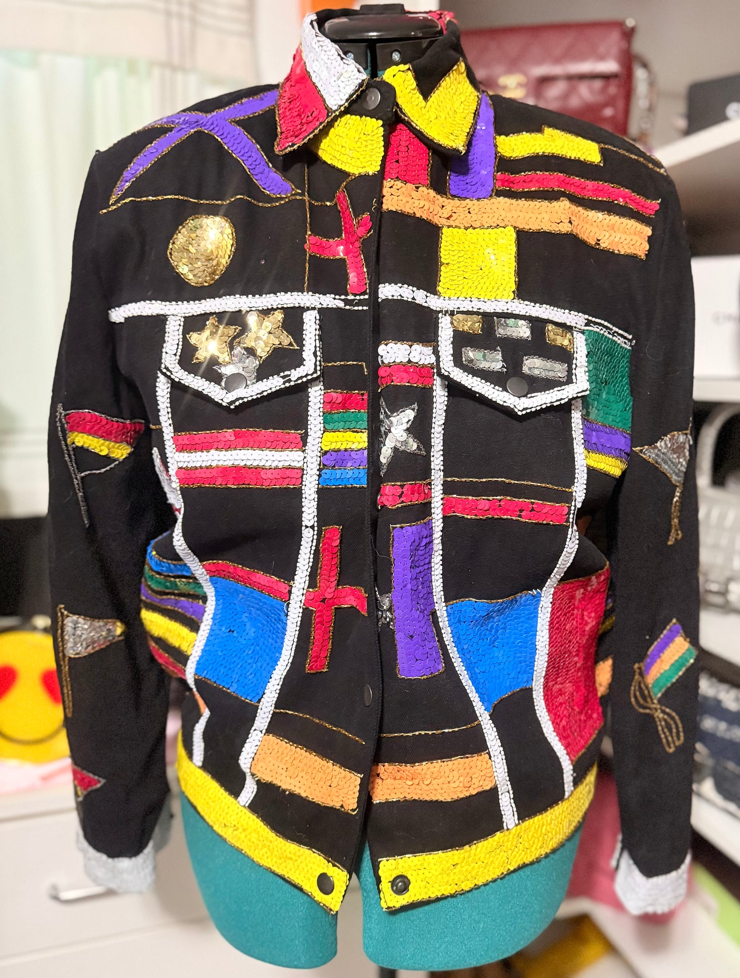 Modi denim jacket Sz 8-10 vintage