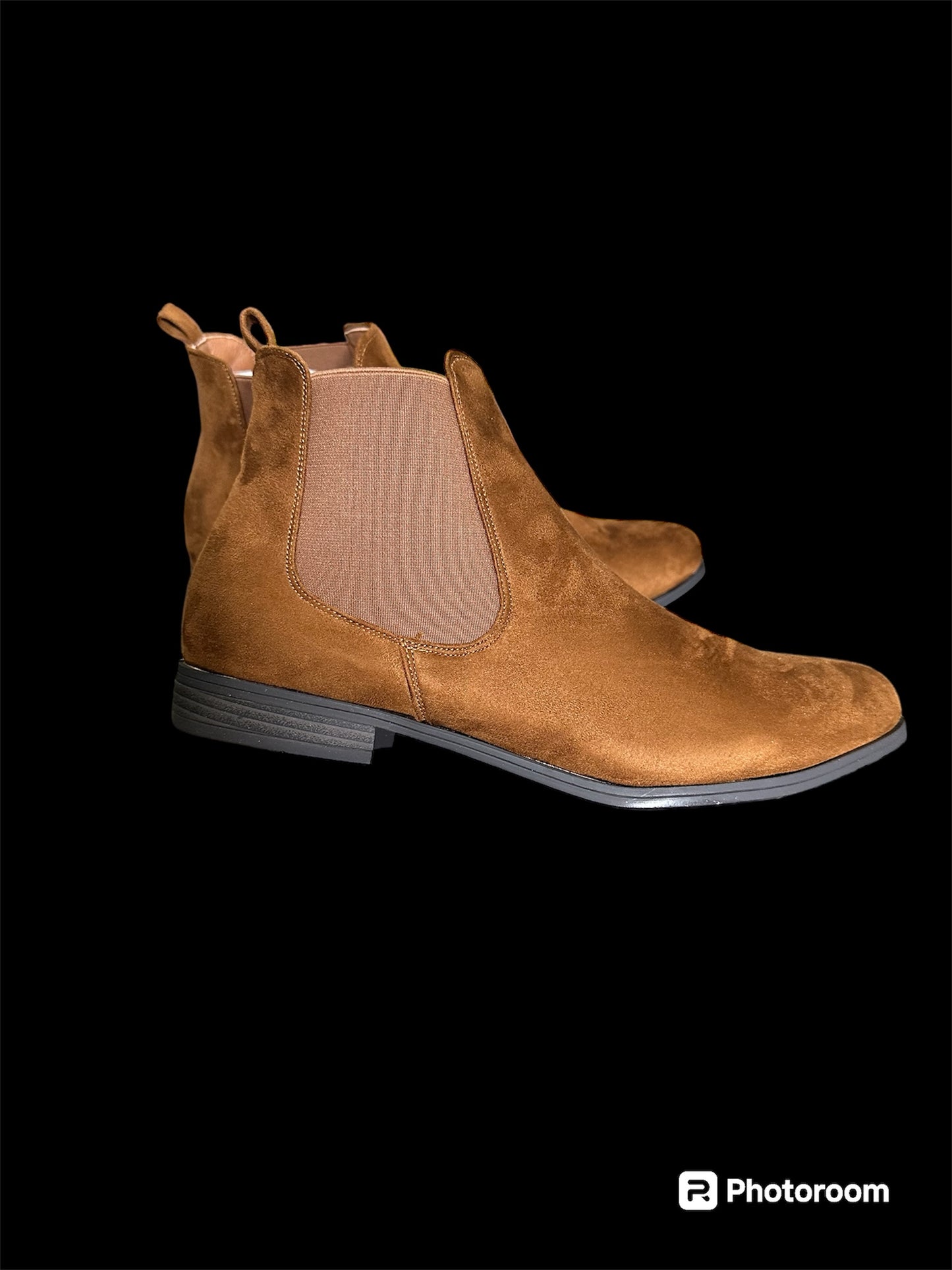 NWB VJH Cognac Faux suede Booties sz 11
