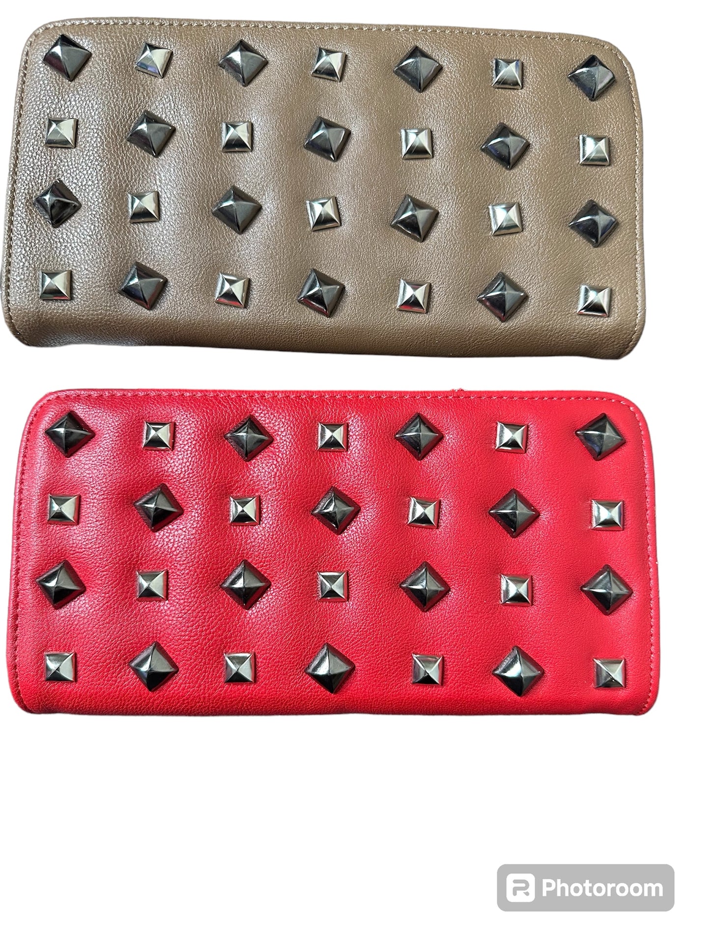 NEW Metal studded wallets