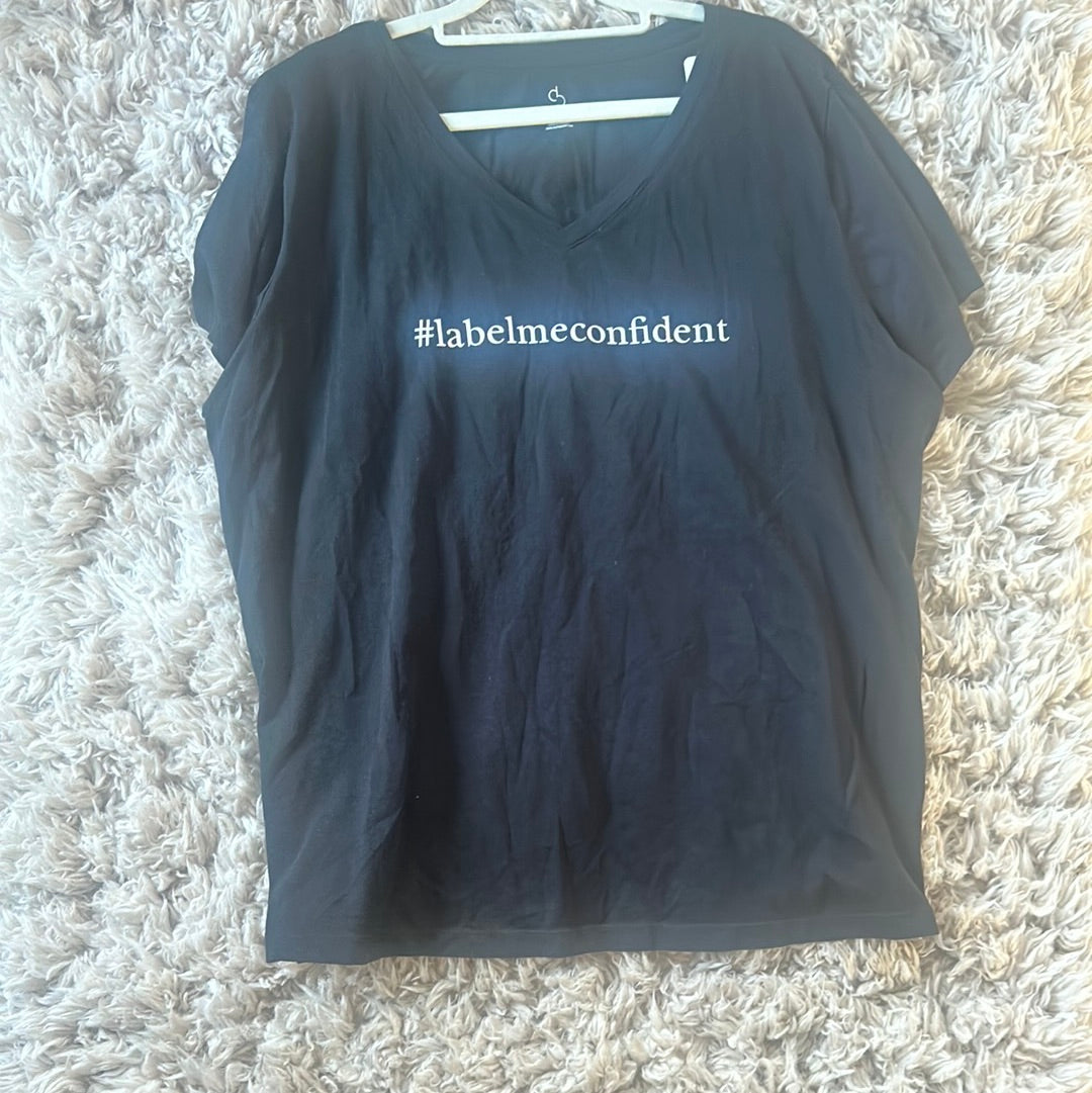 1215 CONFIDENT TSHIRT SZ 1X