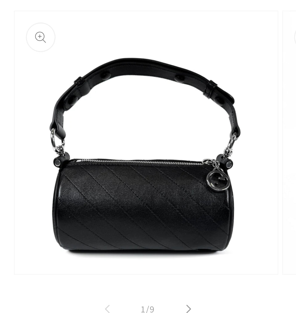NWT Gucci 2015-2024 Blondie Shoulder Bag Black
