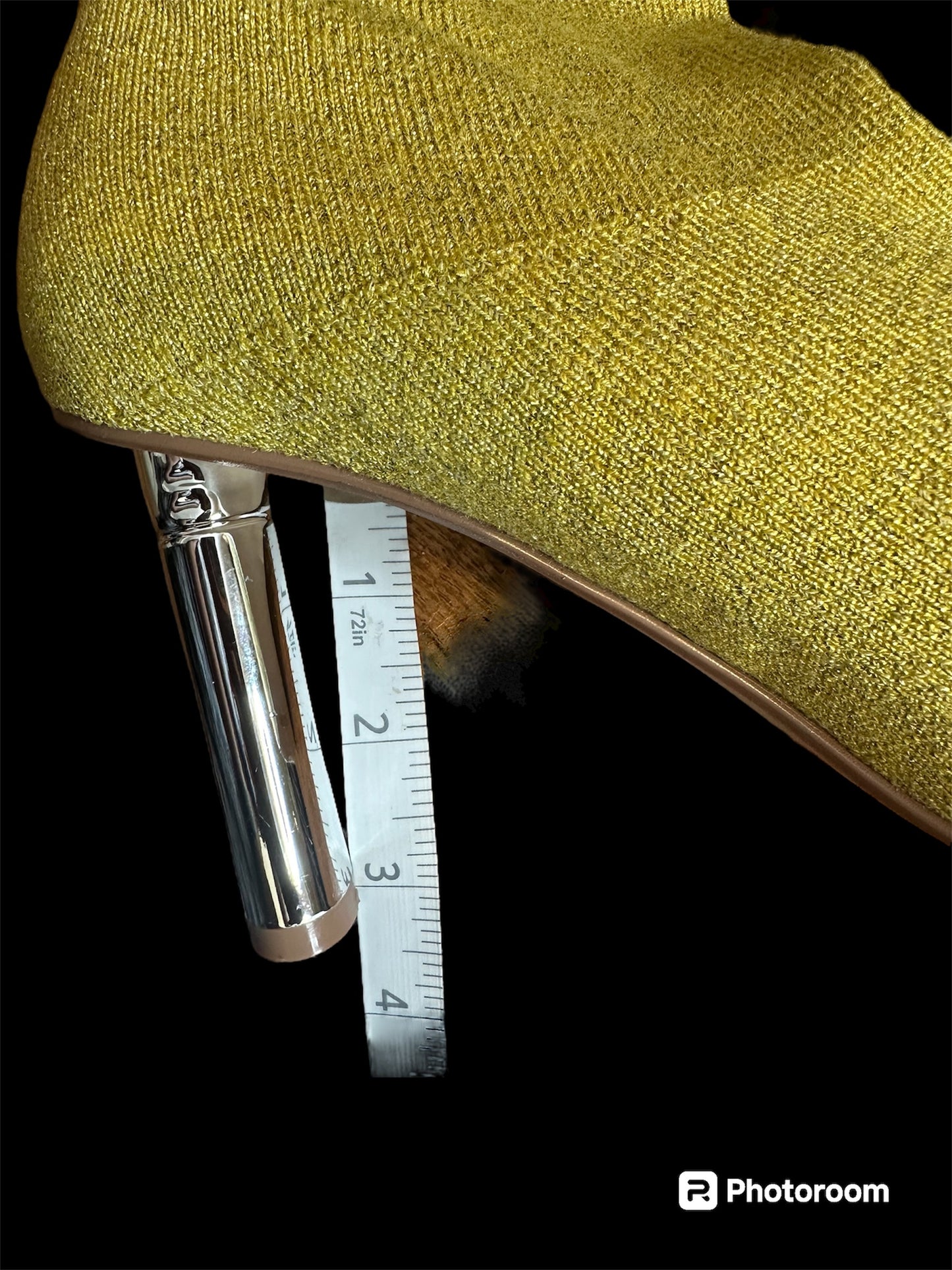 Yellow sock boots sz 7