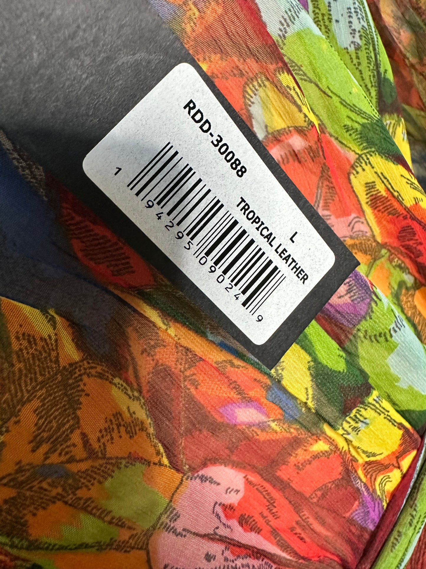 Spy zone Multicolor Chiffon Maxi sz L