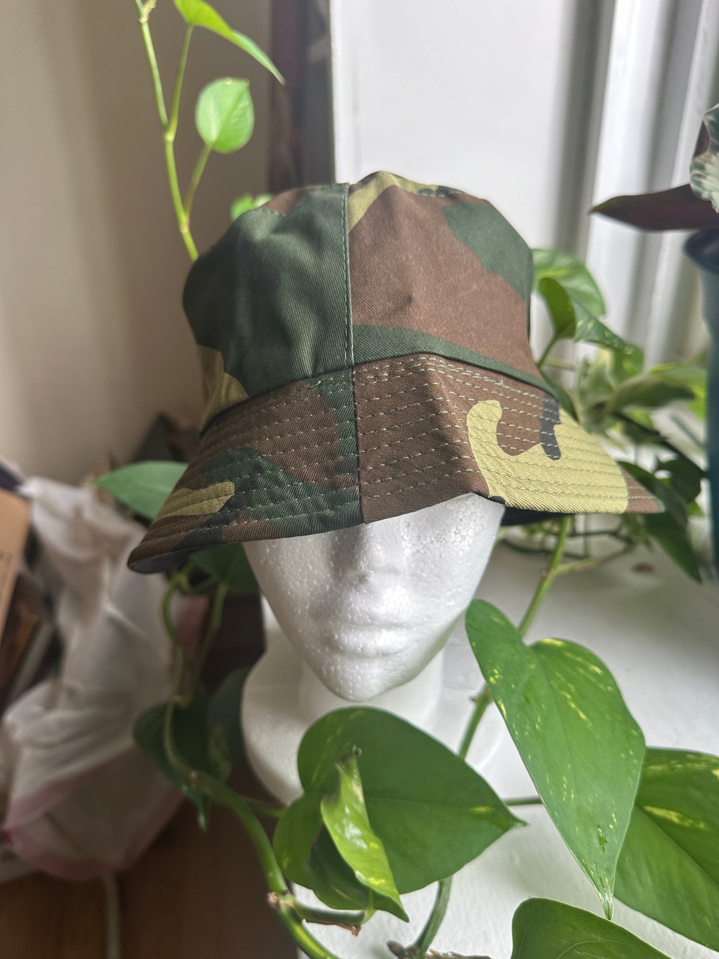 New Green Camouflage Bucket Hat