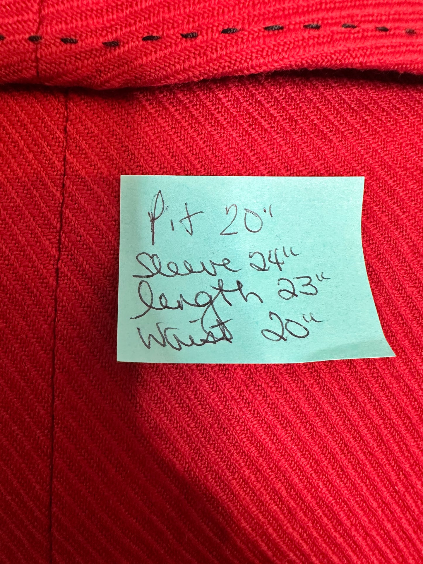 Tahari Scarlet red blazer with button up collar size 6