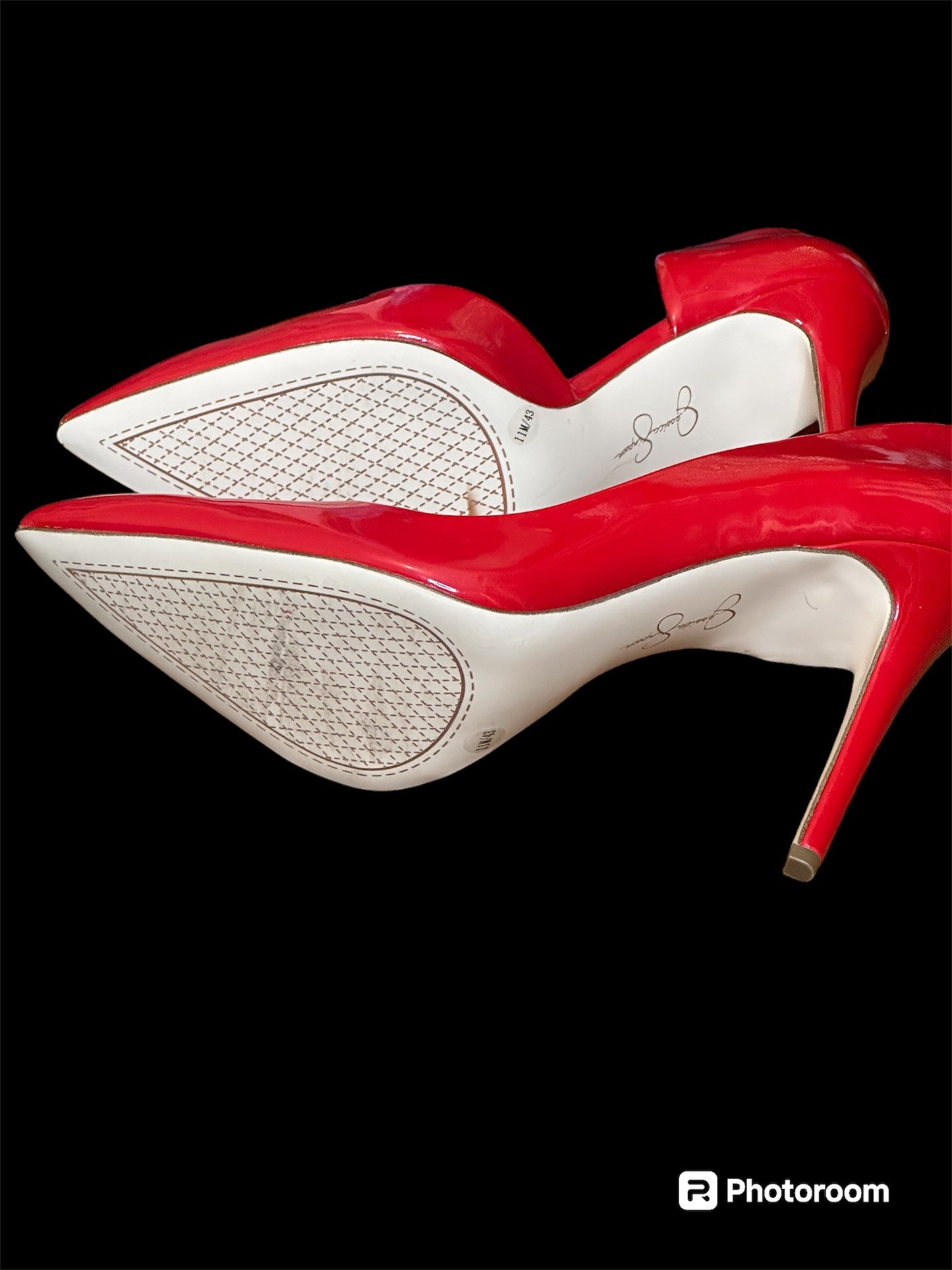 NEW Jessica Simpson Candy Apple Red Patent Leather Pump Sz 11