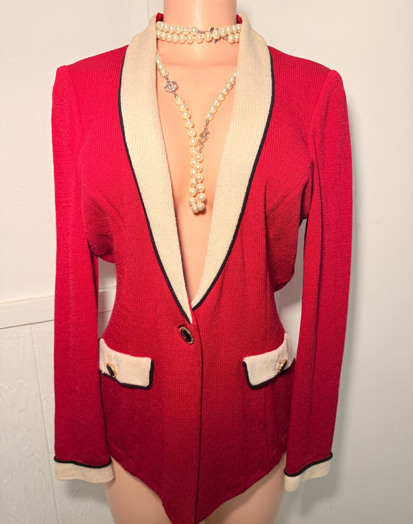 St. John Red Blazer
