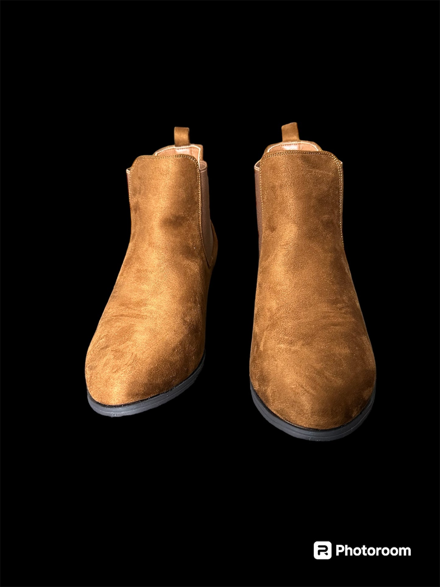 NWB VJH Cognac Faux suede Booties sz 11