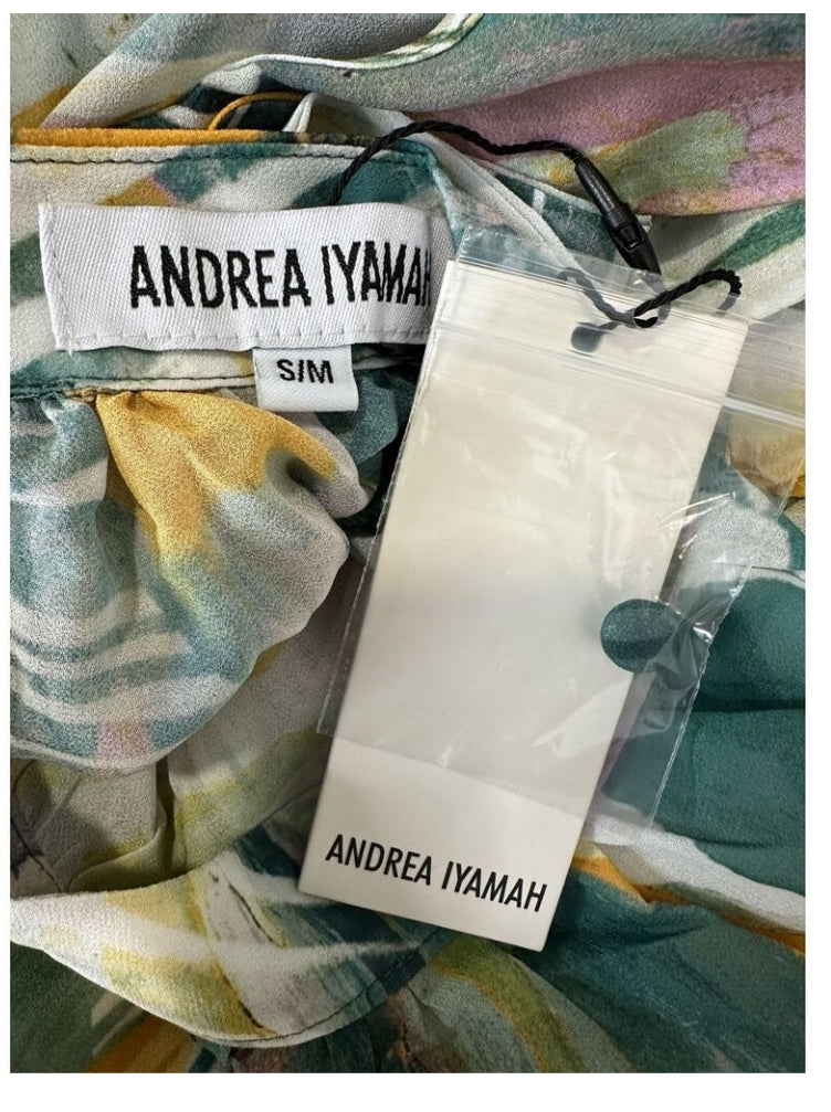 NWT Andrea Iyamah Sade Coverup Dress Sz S/M can fit to L