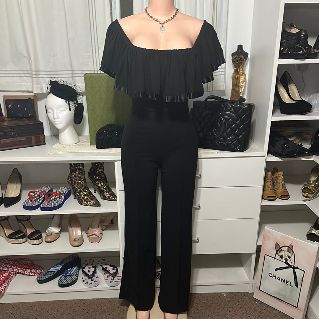 Fashion Nova black jumper Sz 6/8