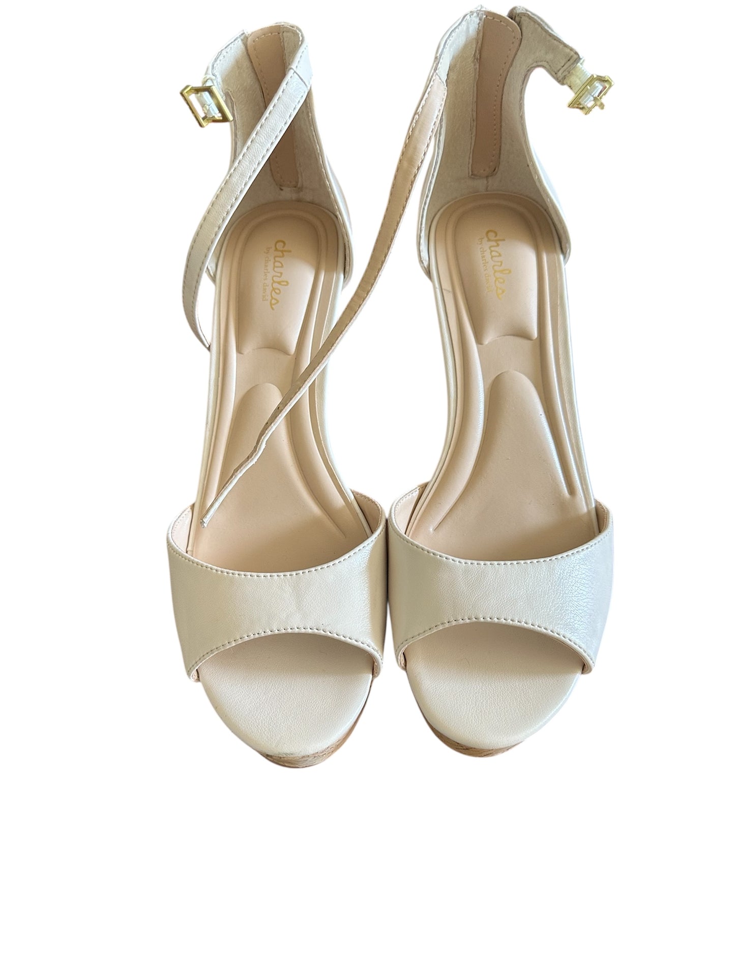 New Charles by Charles David Bone Edge Sandal sz 11