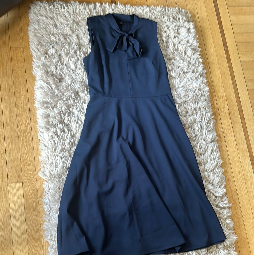 AT Navy A-line Dress sz 12