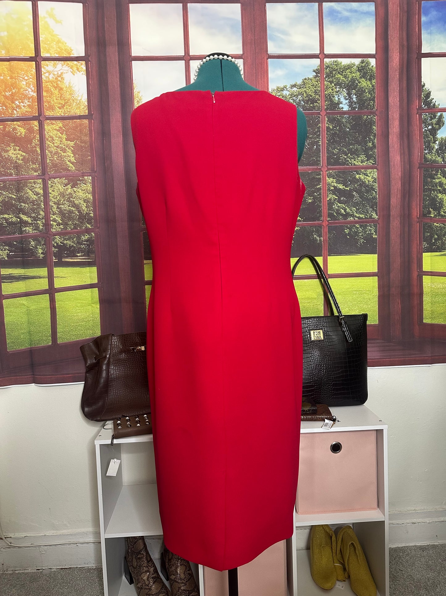 Jones Studio Red sheath dress sz 14