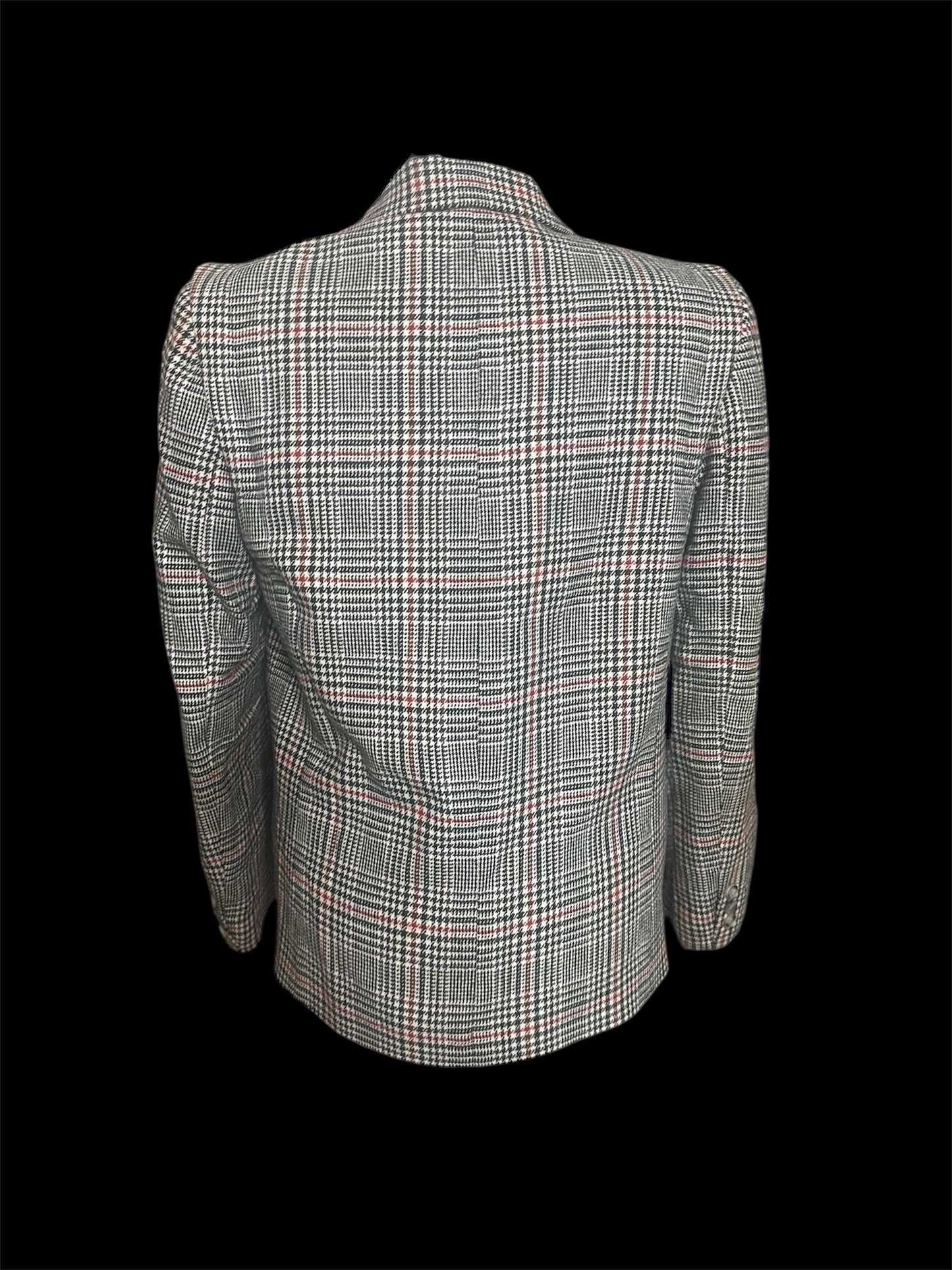 Peabody House B/W/red Checkered Blazer sz 11/12