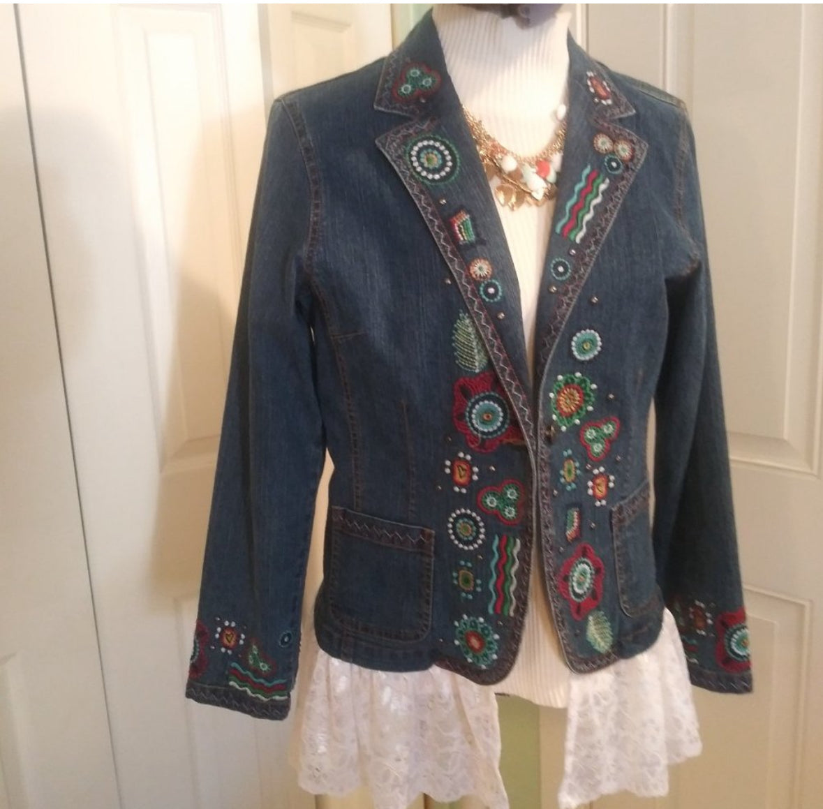Ruby Rd. Blue Jean Sz 18 W
