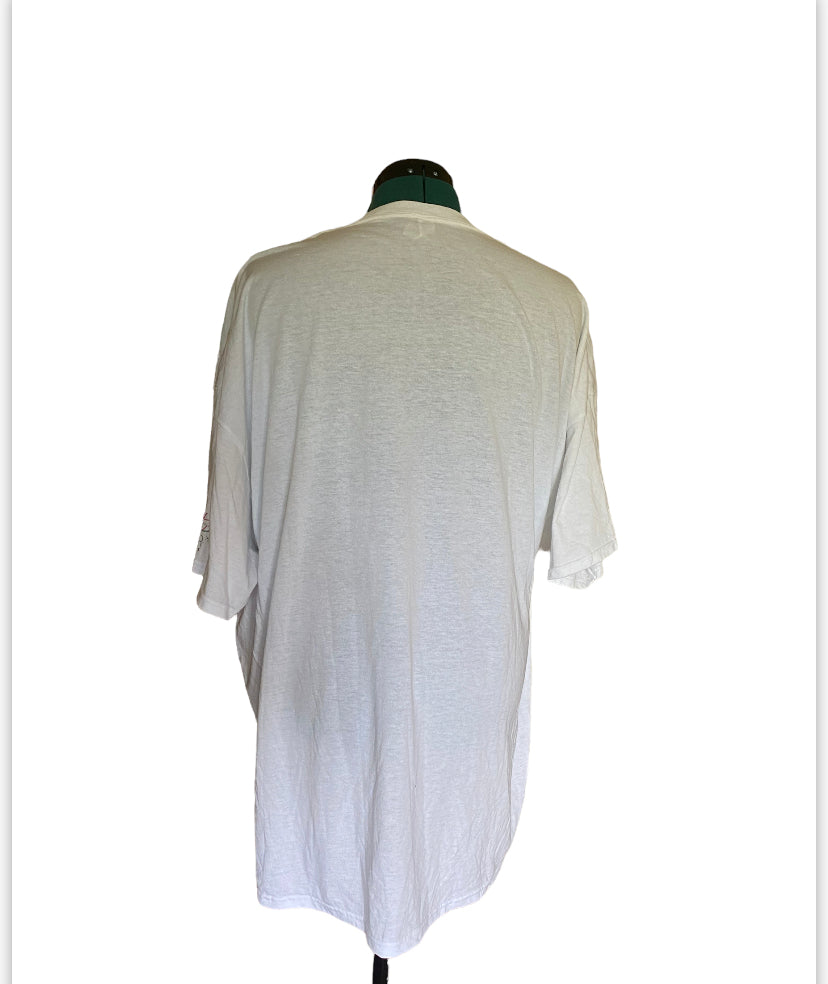 Distinct And Classy Crew Neck White T