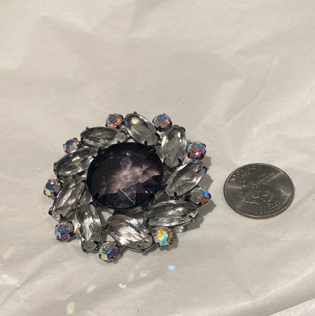 S730 LARGE WREATH BROOCH