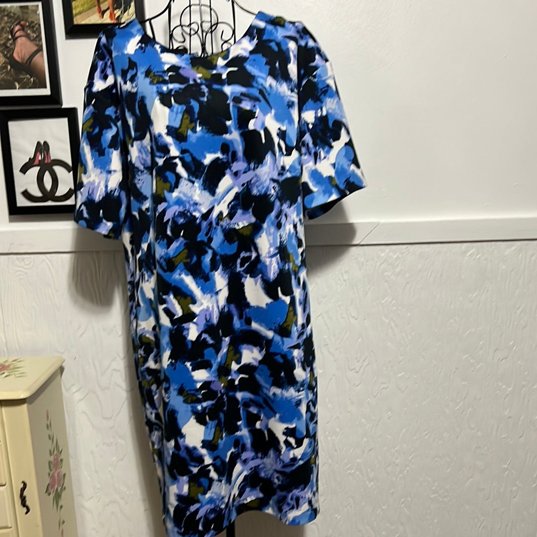 Halton Royal blue dress Sz M