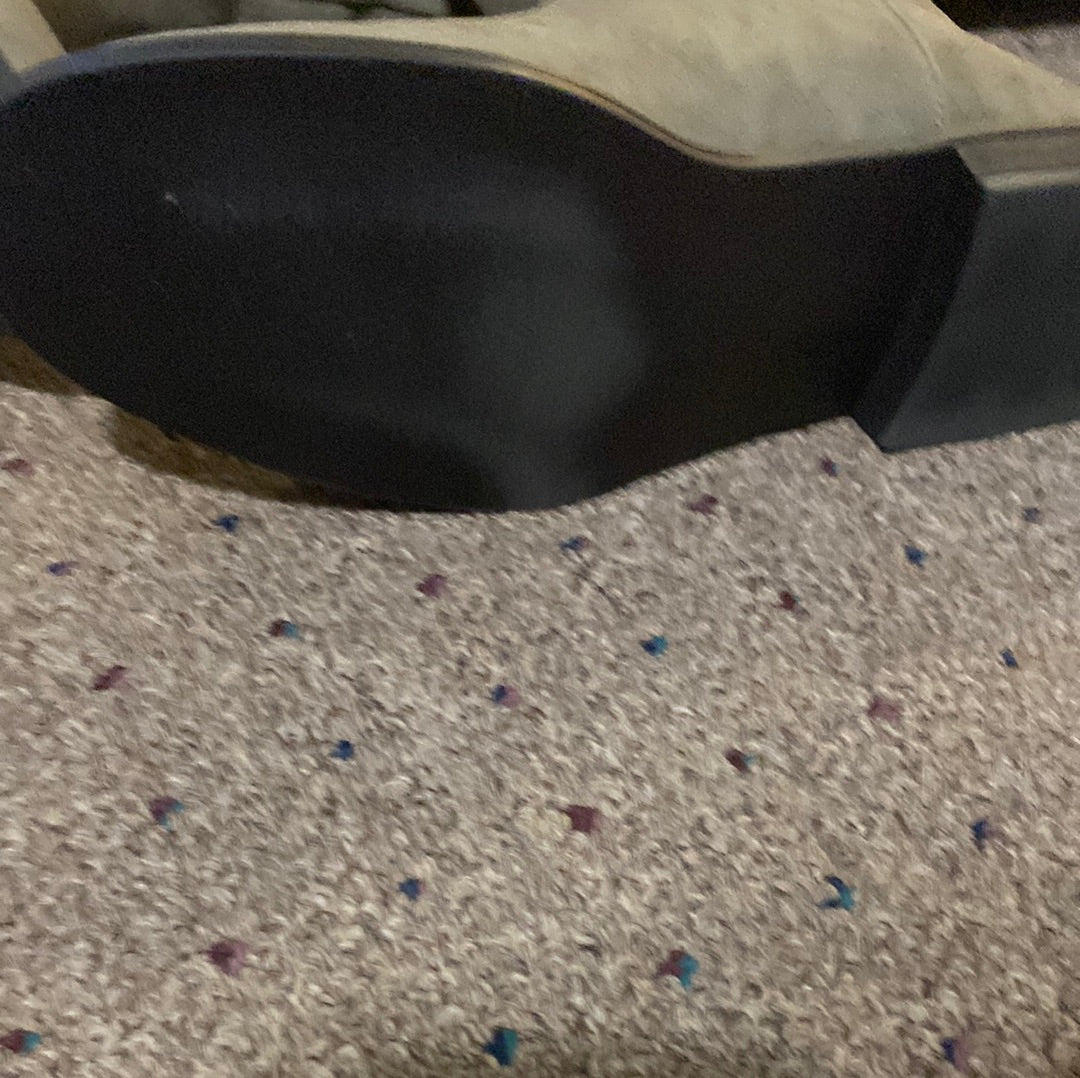 2.22 BOOT BROWN KNEE HGH FLAT SZ 11