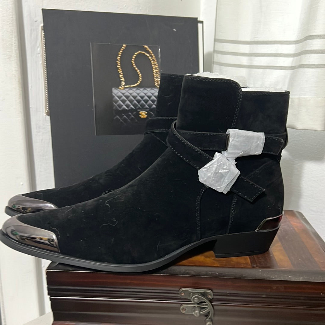 8.30 Men Suede boots Blk Sz 11