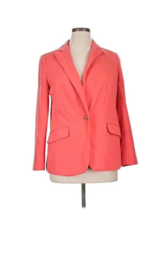 Talbot single button coral blazer size 8P
