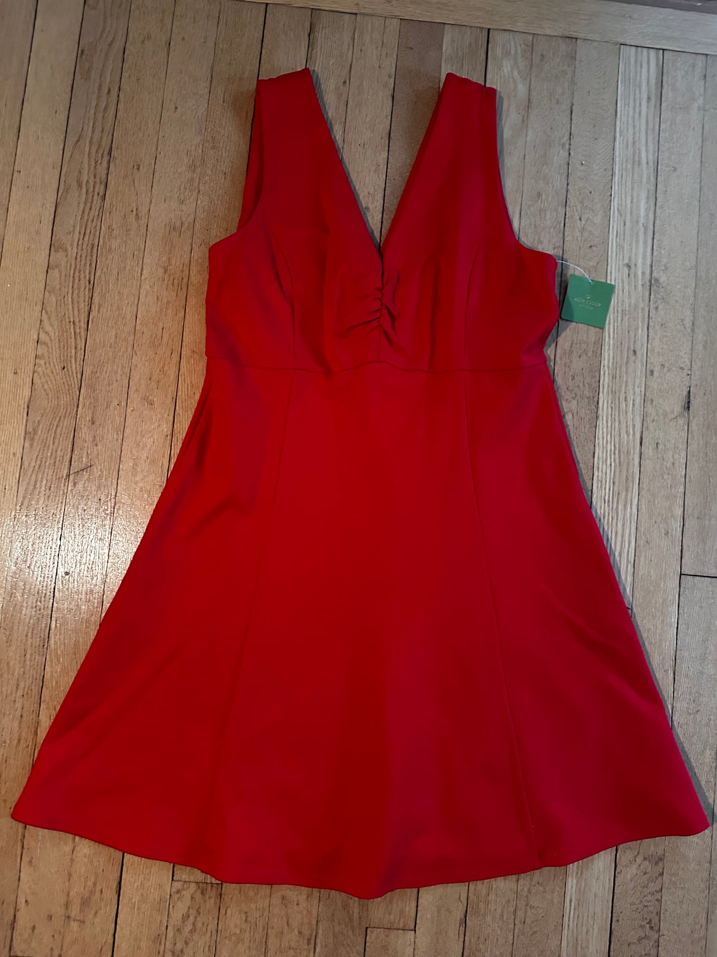 NWT Kate Spade Red Fit and Flare Mini Dress Sz 14