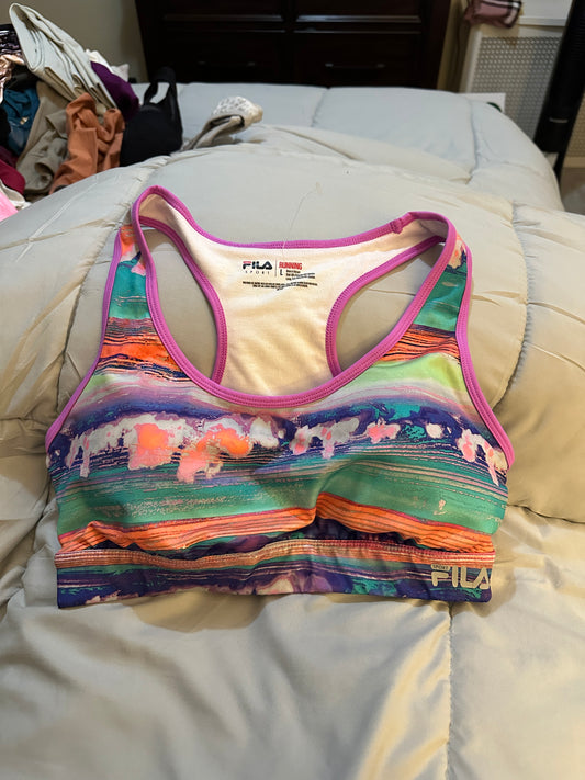 Fila SPORT Medium support running sports bra Sz L