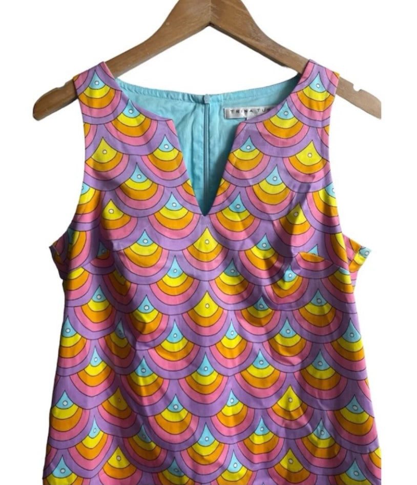 Trina Turk Retro dress sz 14