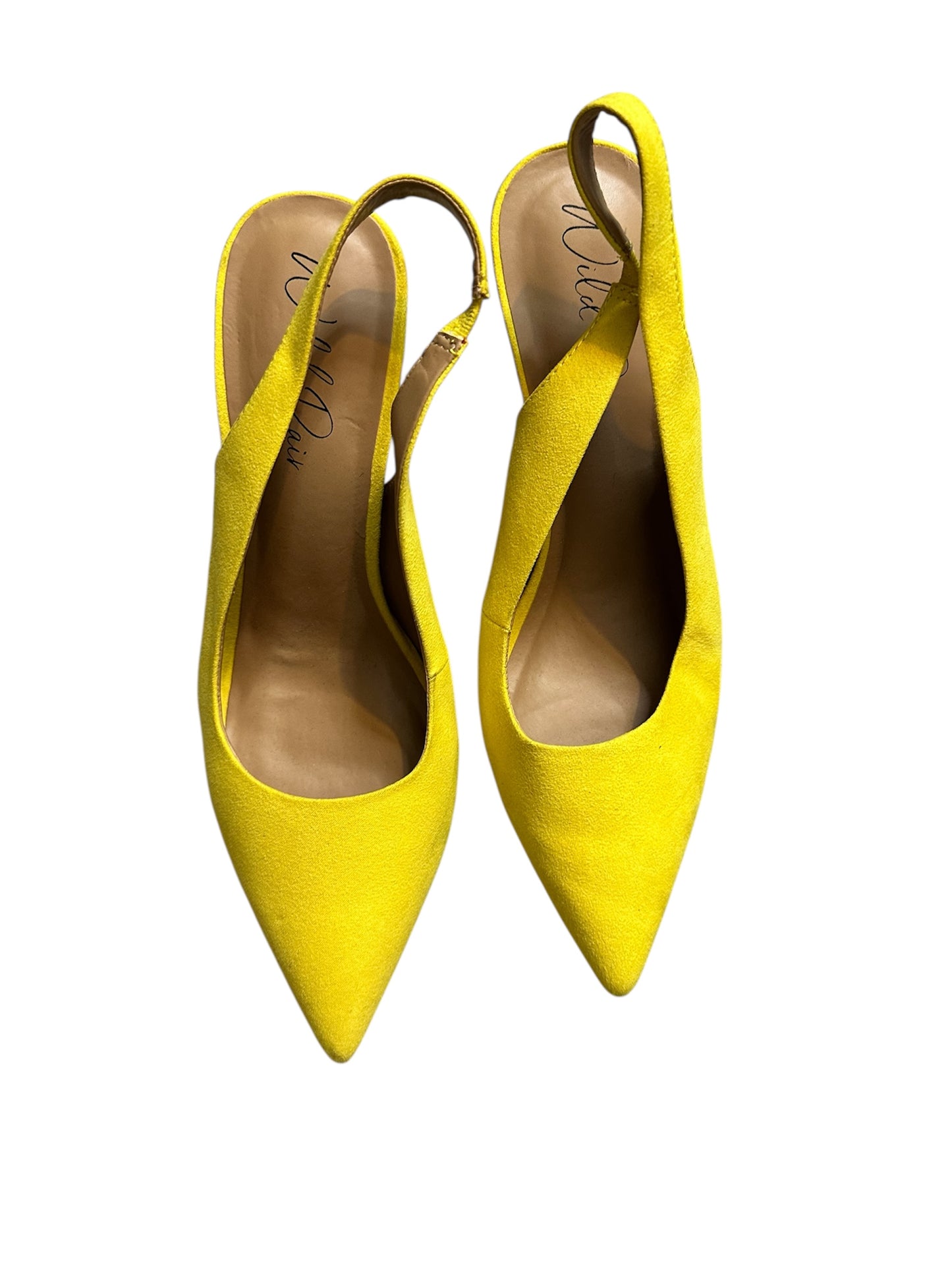 Wild Pair Never worn Faux Suede Slingbacks Sz 11