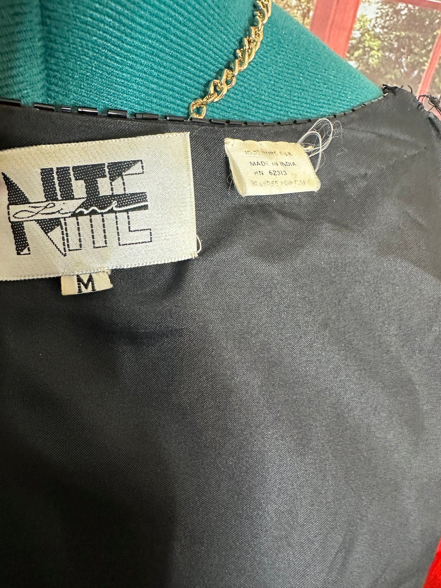 Niteline Vintage B/W Sequin Cropped Blazer size M can fit L