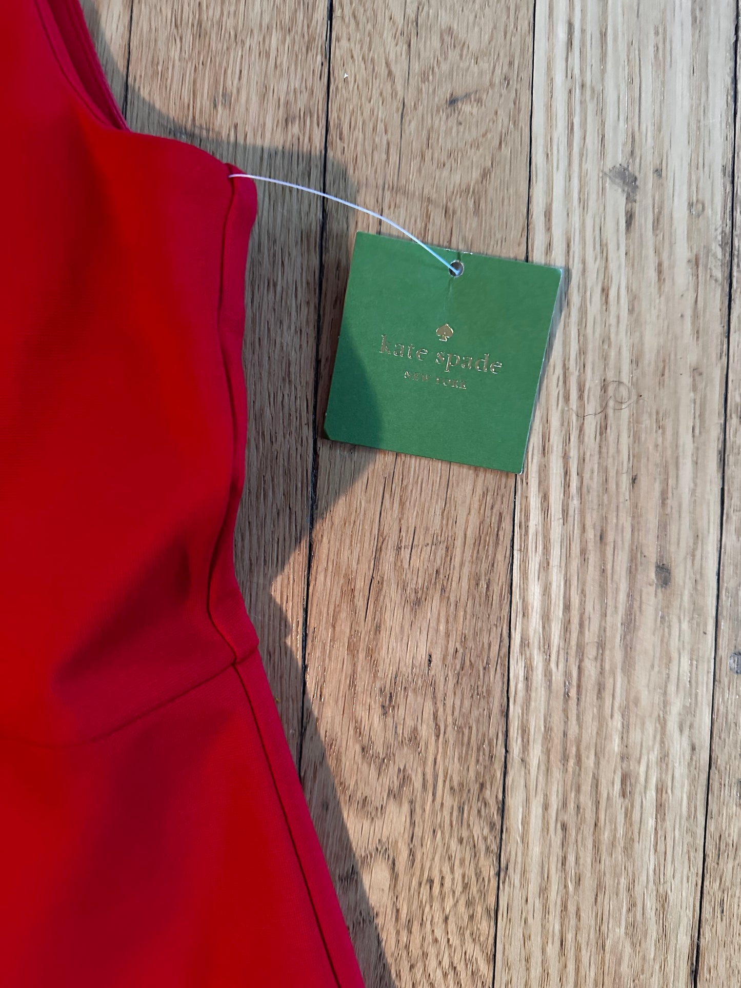 NWT Kate Spade Red Fit and Flare Mini Dress Sz 14
