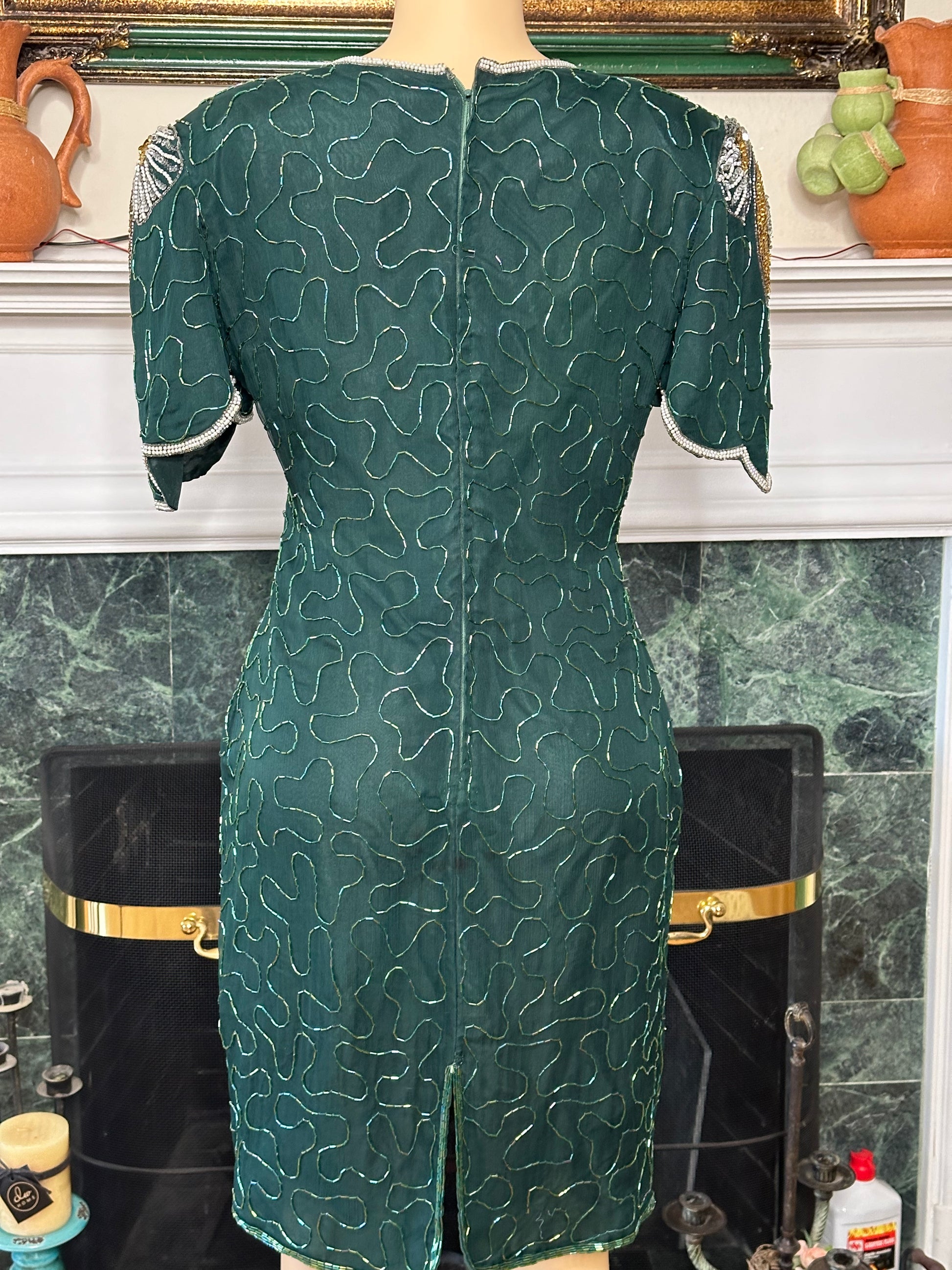 shantelle sequins dress in emerald green Shantelle Sequins Dress in Emerald Green