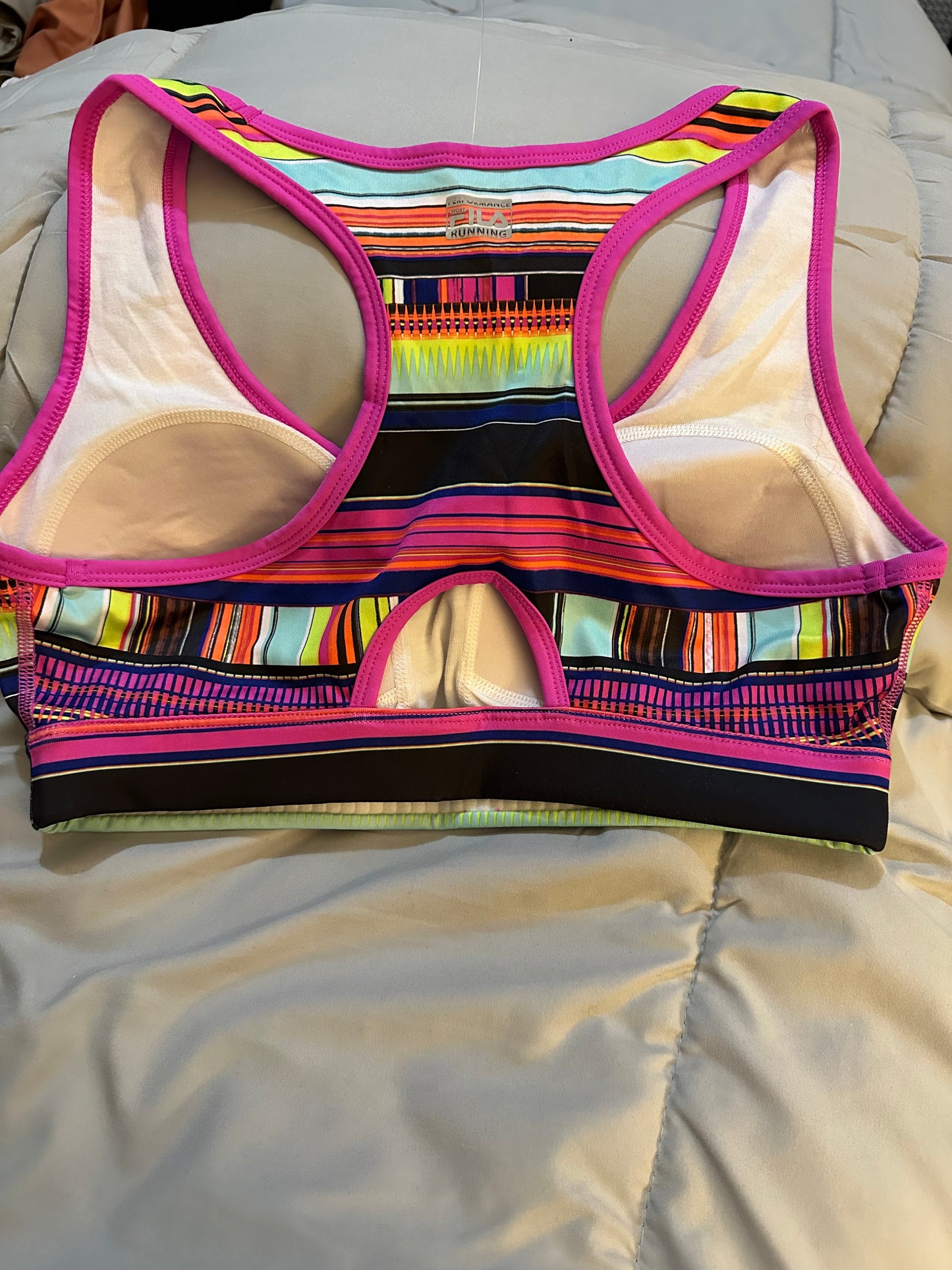 Fila SPORT Medium support running sports bra Sz L