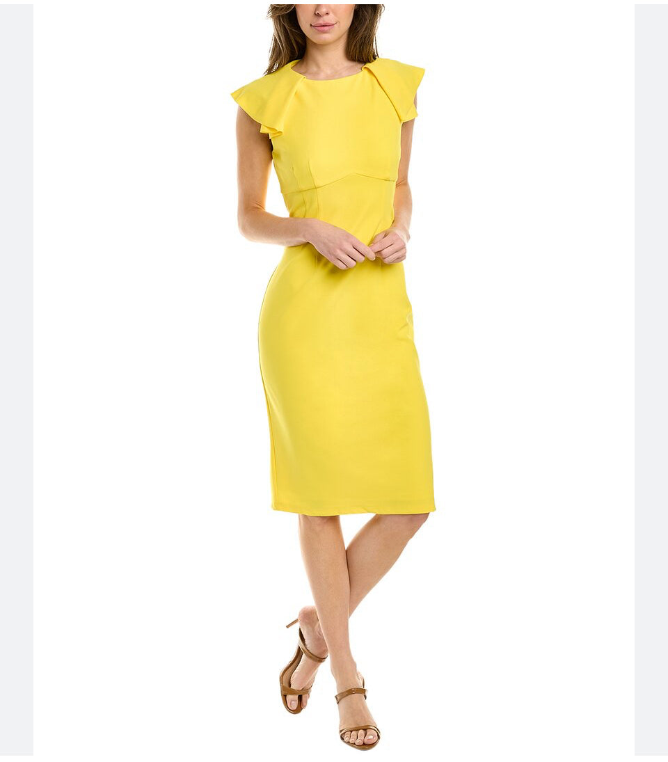 NWT Maggie London, yellow sheath dress. Various sizes.