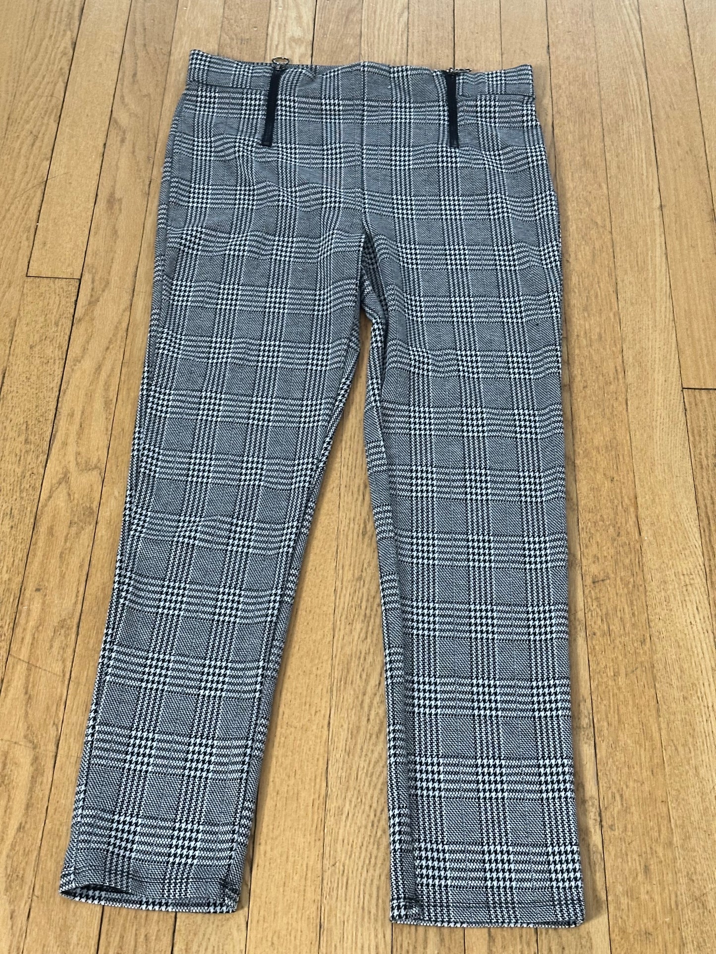 Preloved Fashionnova Houndstooth Pants sz M/L w/ Stretch Waist 32"