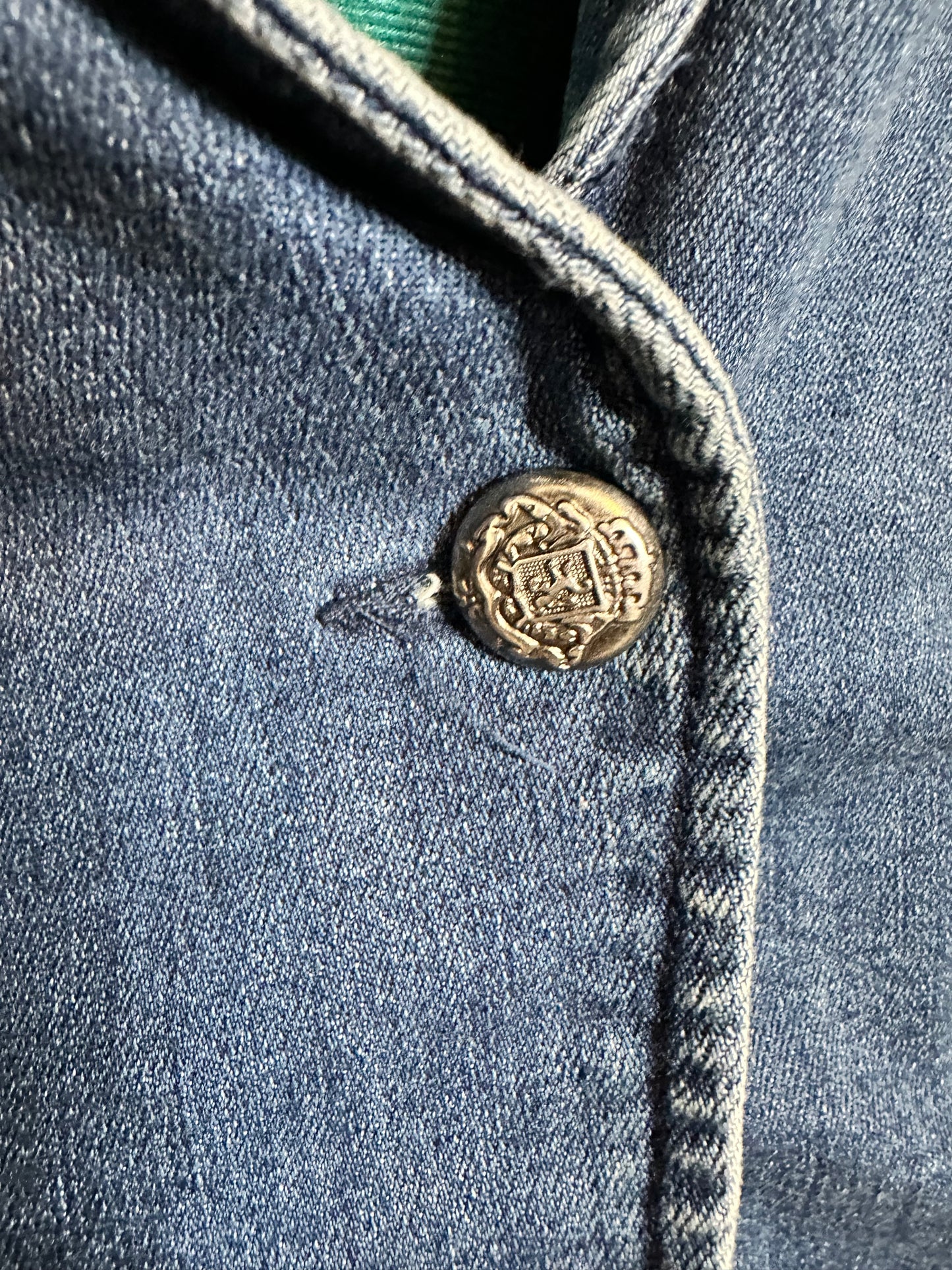 INC Denim Jacket w/ puff sleeves sz PXL