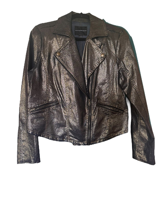 Rock and Republic Gold Metallic Jacket fits size XL