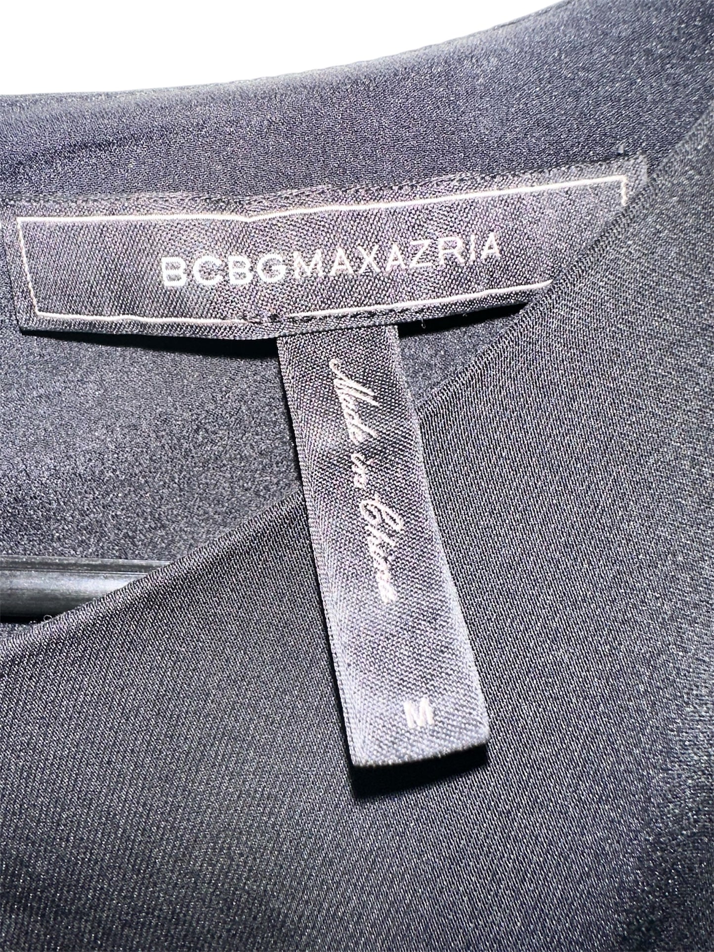 BCBGMaxazaria B/W Hi Lo Sleeveless Top sz M