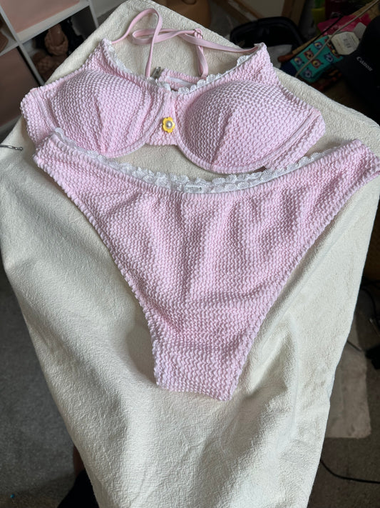 NEW 2pc bikini swimsuit sz L fits Junior sz L