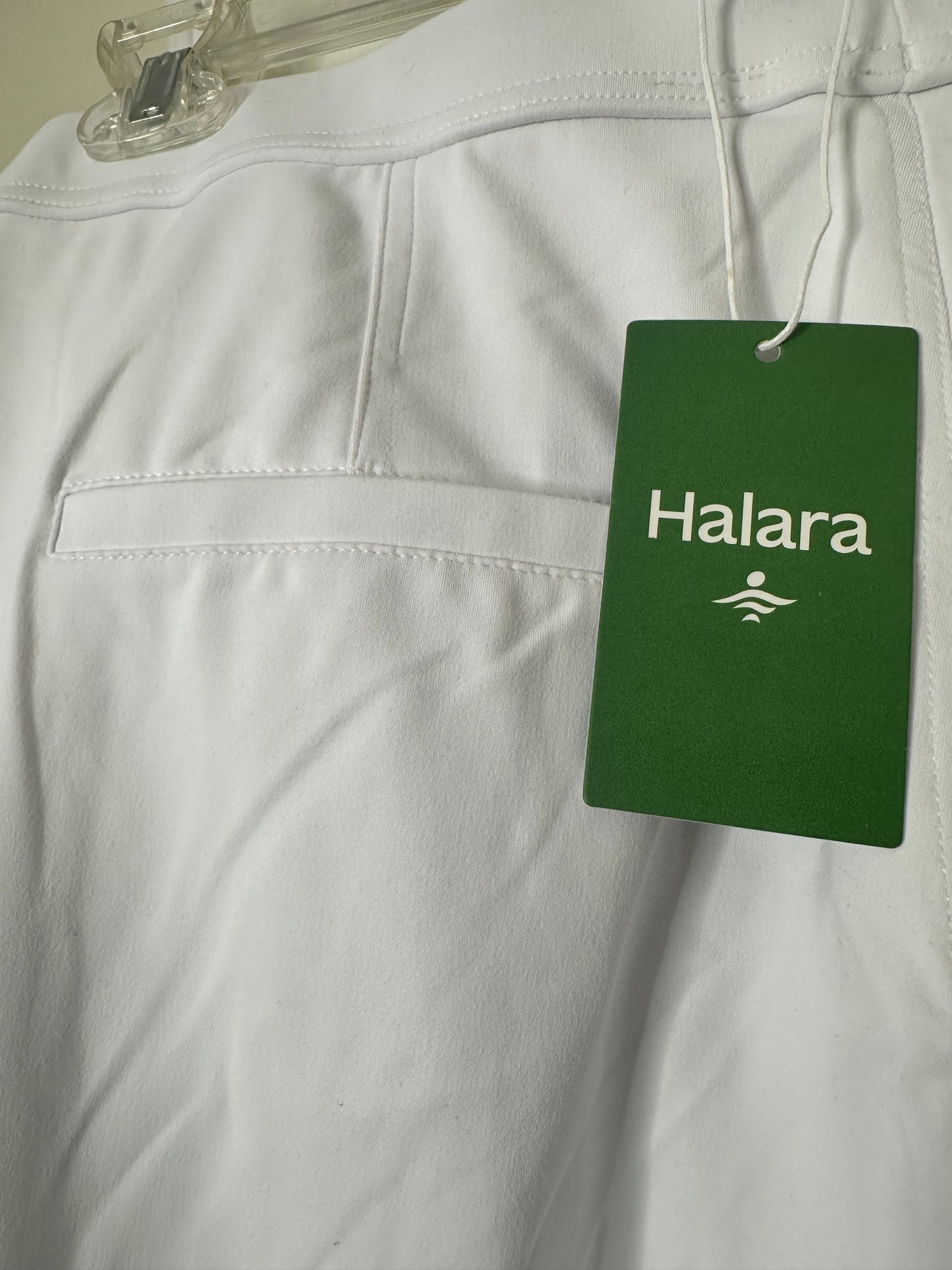 NWT Halara Flex Daystretch High waist white pants sz L inseam 29”