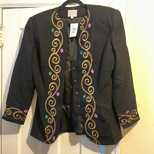Vintage multicolor blazer, size 12