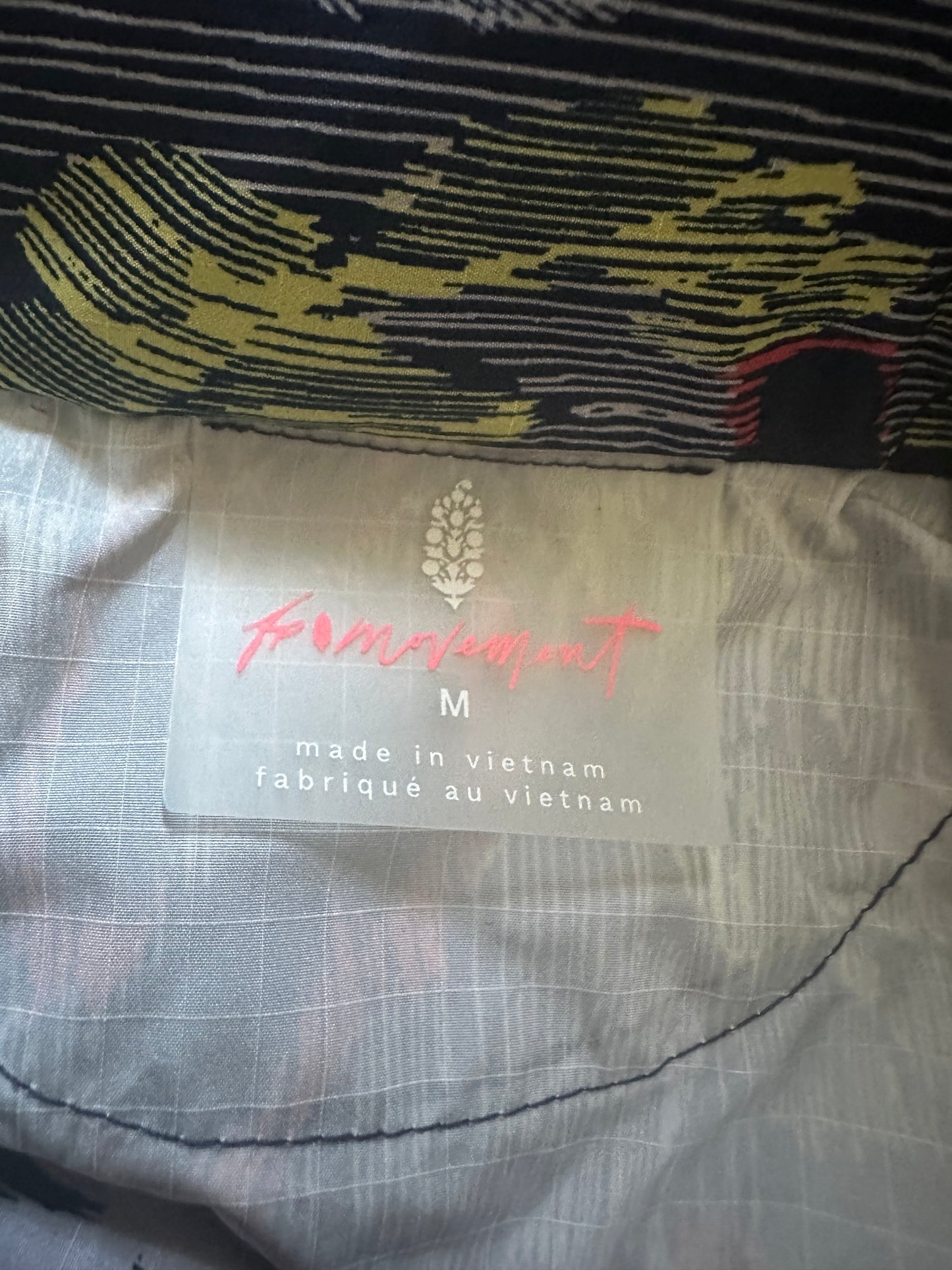 NWT Free people FP Movement Off the Grid Floral Vest sz M