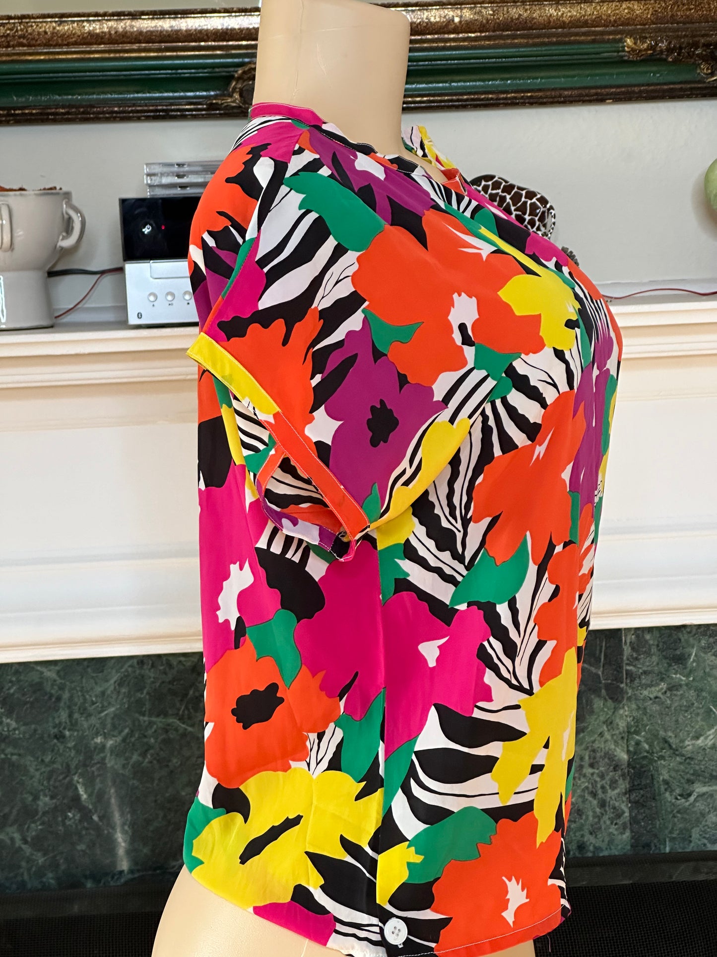 Lloyd Williams multicolor floral blouse sz 8P