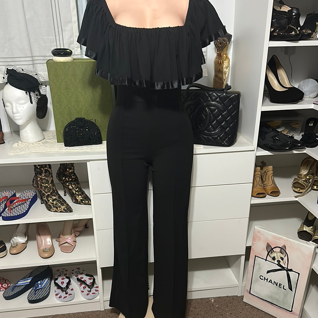 Fashion Nova black jumper Sz 6/8