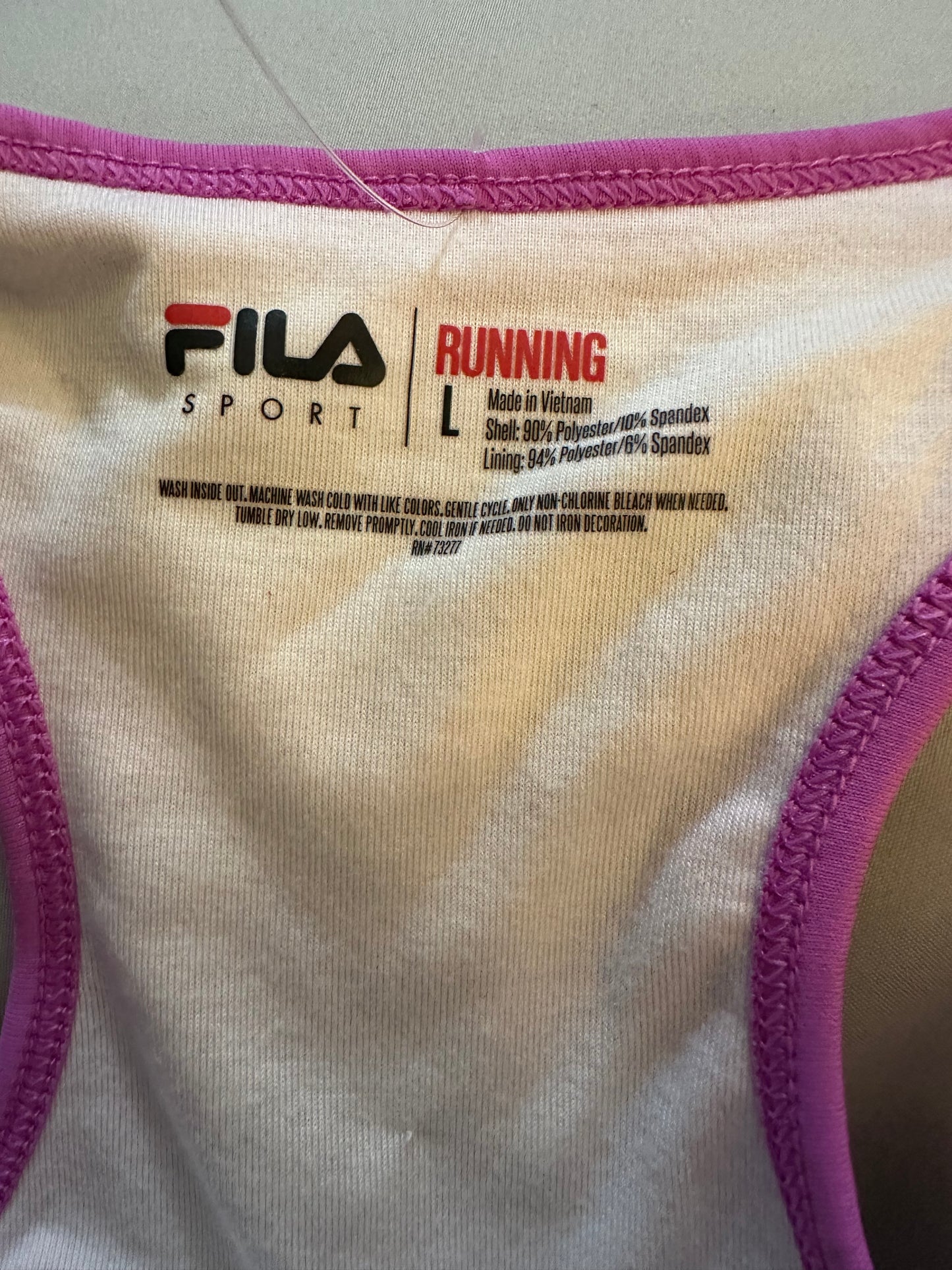 Fila SPORT Medium support running sports bra Sz L