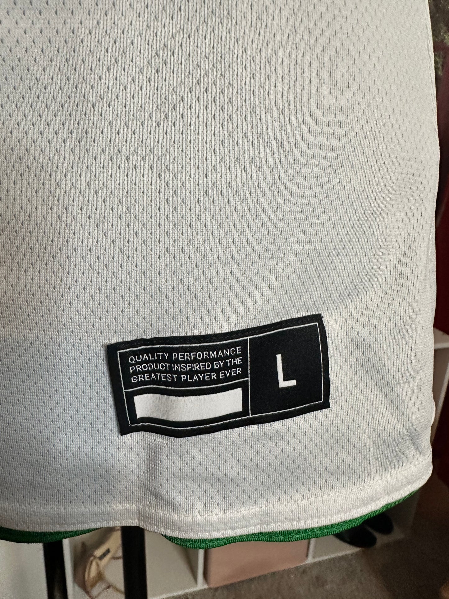 NWT Woman’s Nike Jordan Reversible Green and White Sleeveless Jersey Sz L