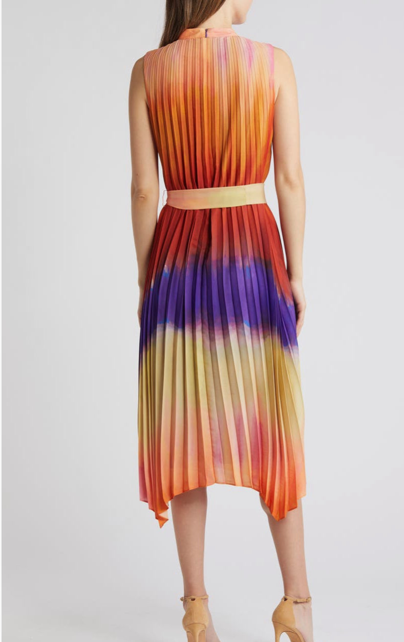 TAHARI NWT ASL Ombré Midi Dress Sz 12