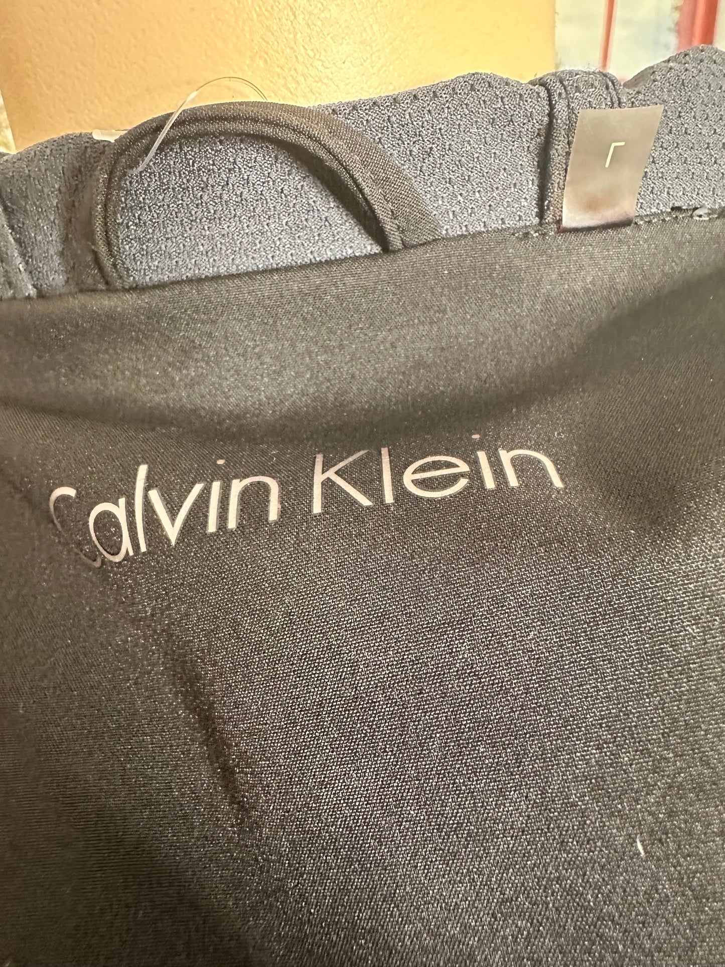 Calvin Klein Black Quilted Ski Jacket Sz L