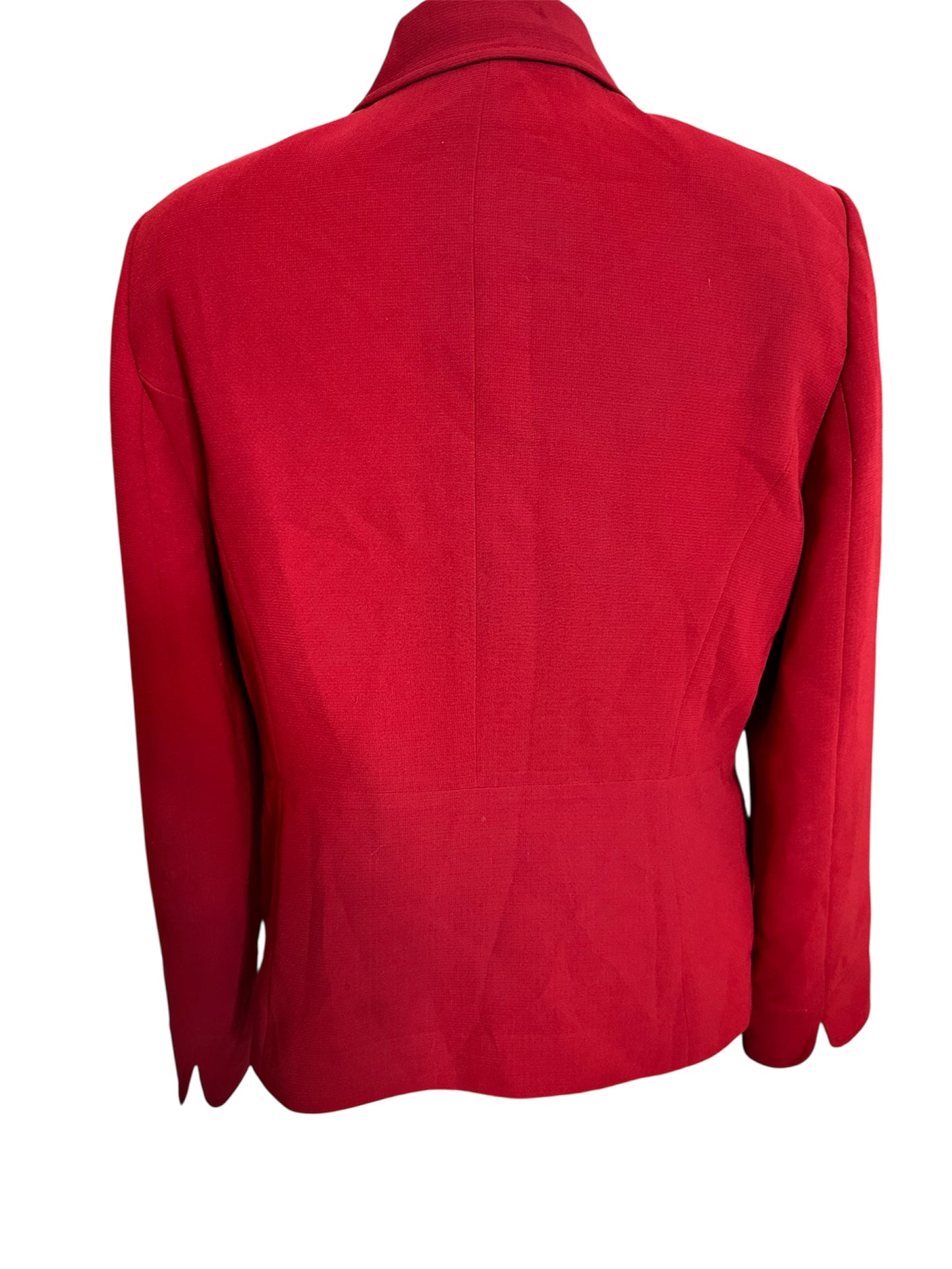 Tahari Red Blazer sz 14