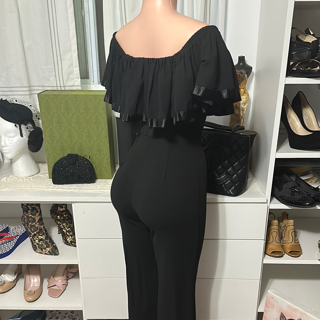 Fashion Nova black jumper Sz 6/8